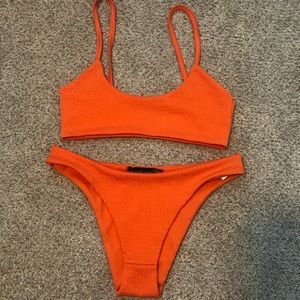 Orange bikini
